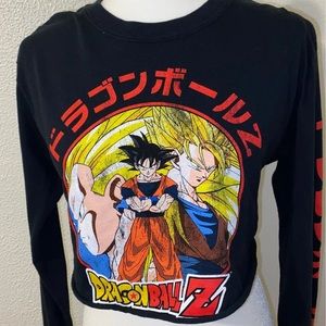 Dragon Ball Z graphic crop top